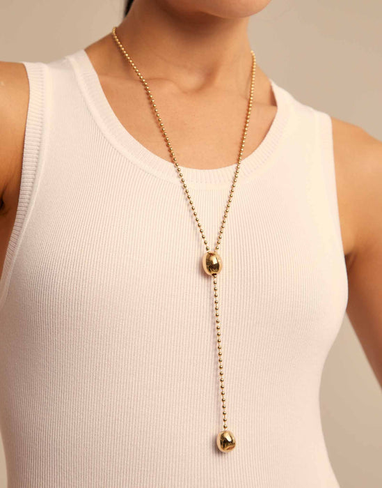 Unode50 Lonely Planet Necklace Gold