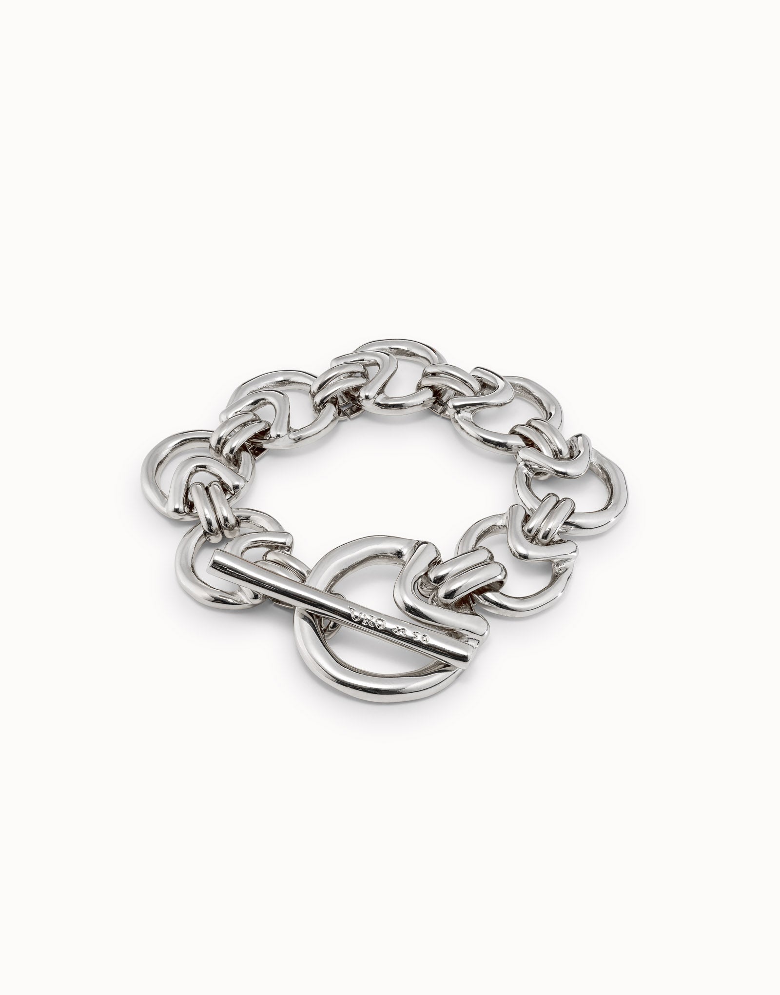 UNOde50- Roundabout Silver Bracelet