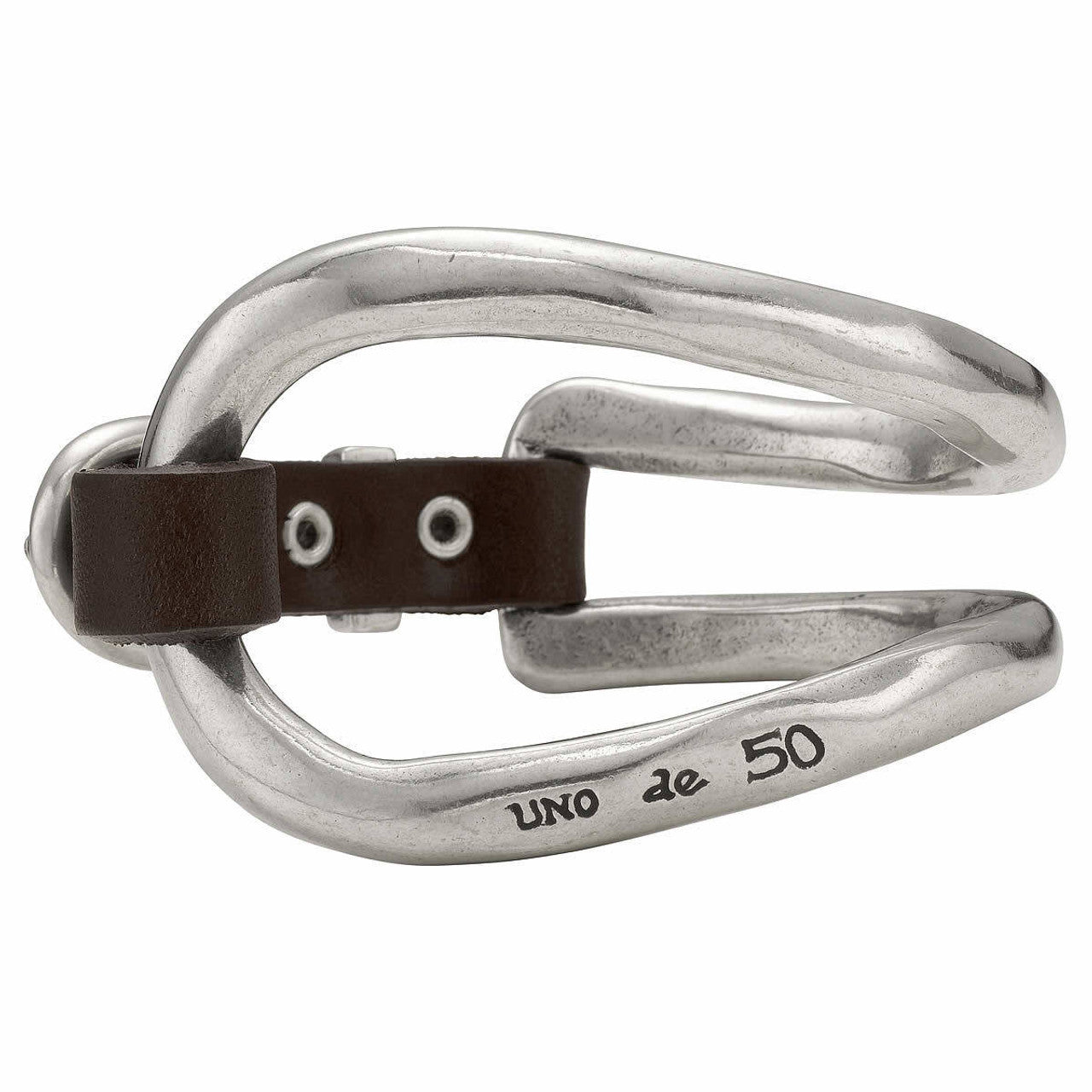 Unode50- Bite bracelet silver