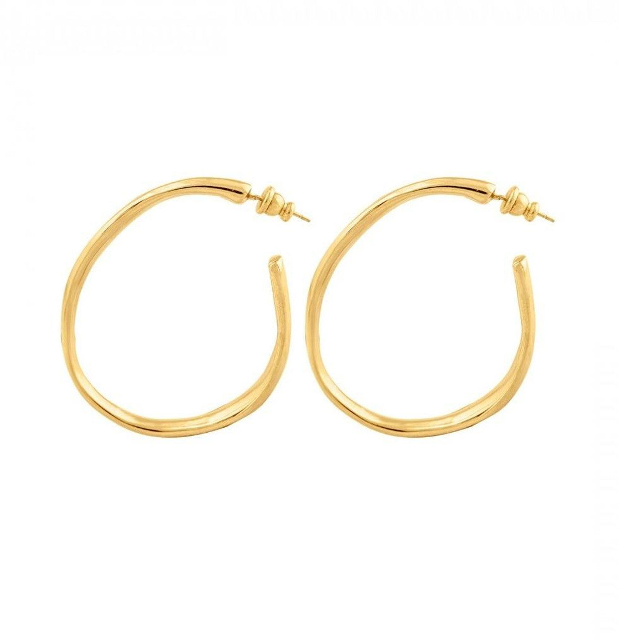 UNOde50- Ohmmm... Earrings - Gold