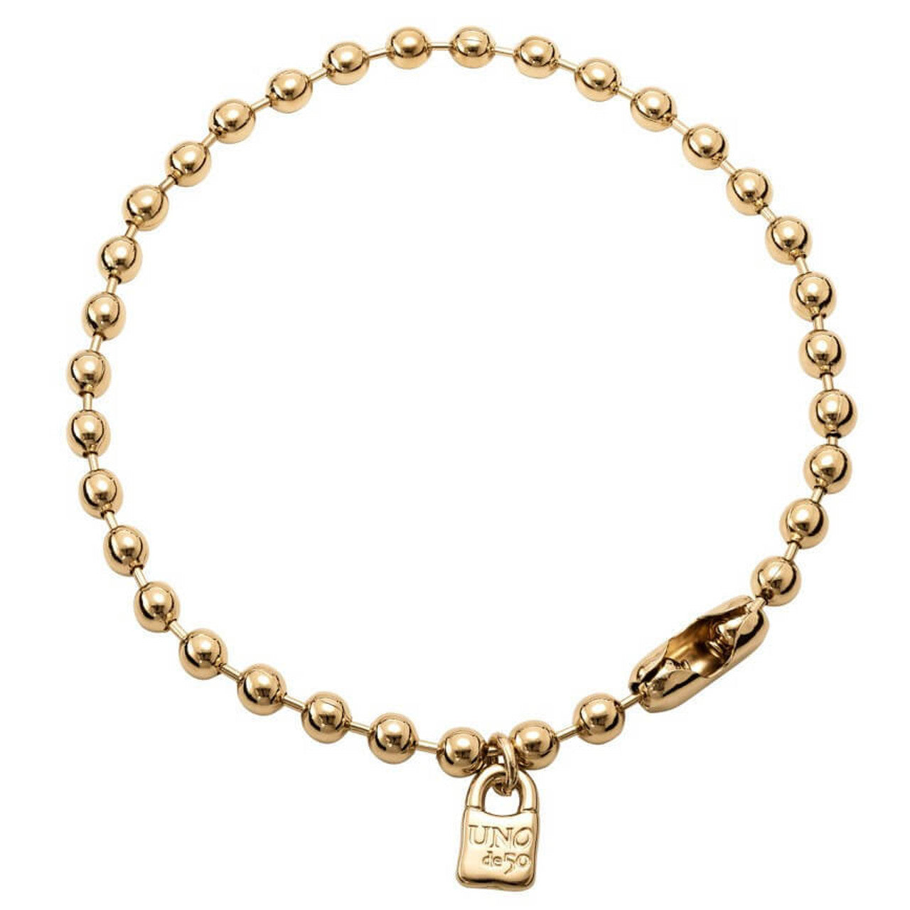 UNOde50- Snowflake Gold Necklace