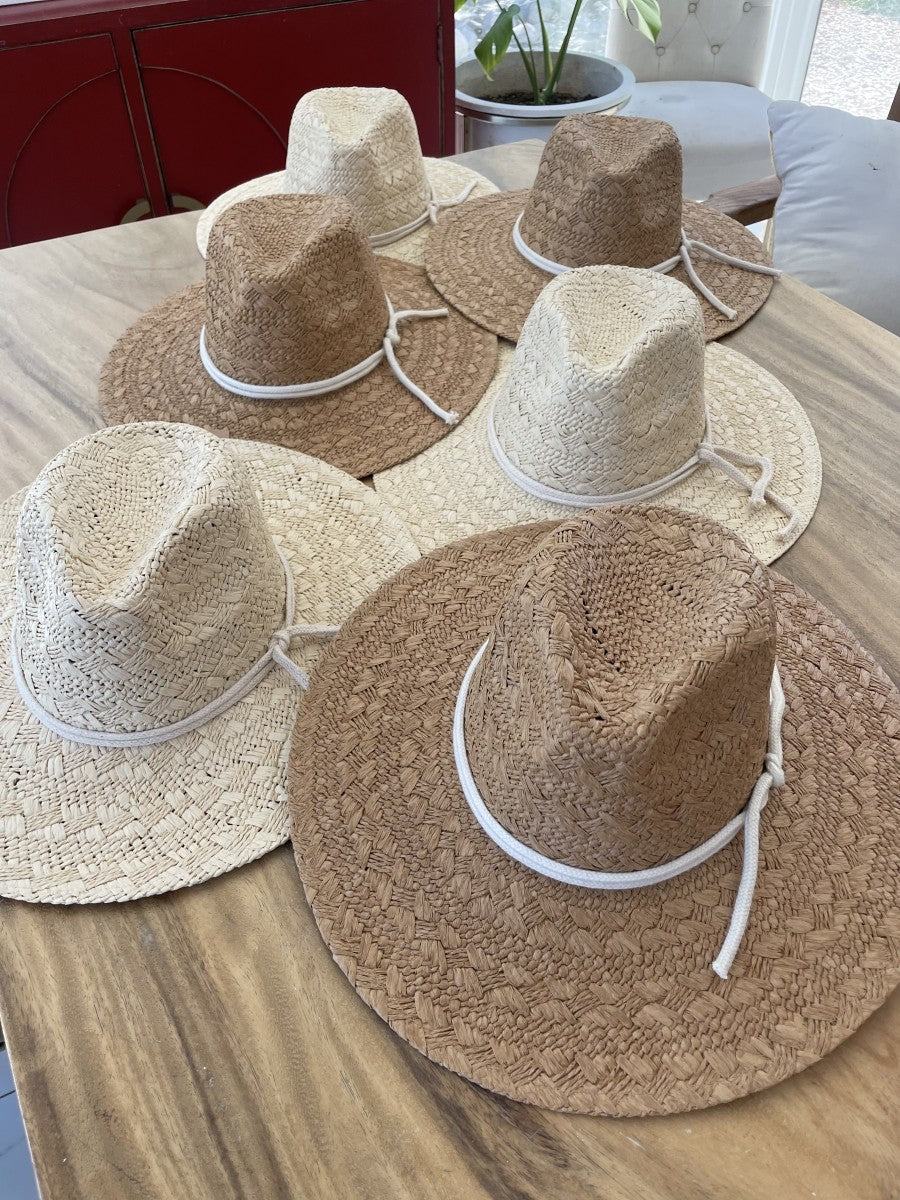 Straw Weave Rope Strap Sun Hat