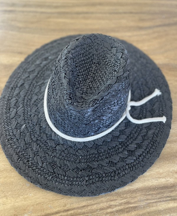 Straw Weave Rope Strap Sun Hat