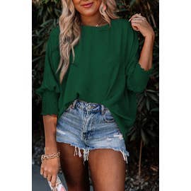 Everyday Smocked Sleeve Shift Top