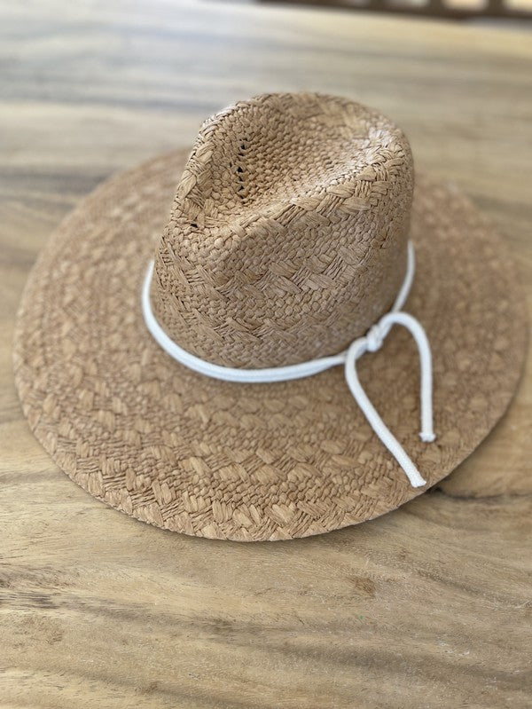 Straw Weave Rope Strap Sun Hat