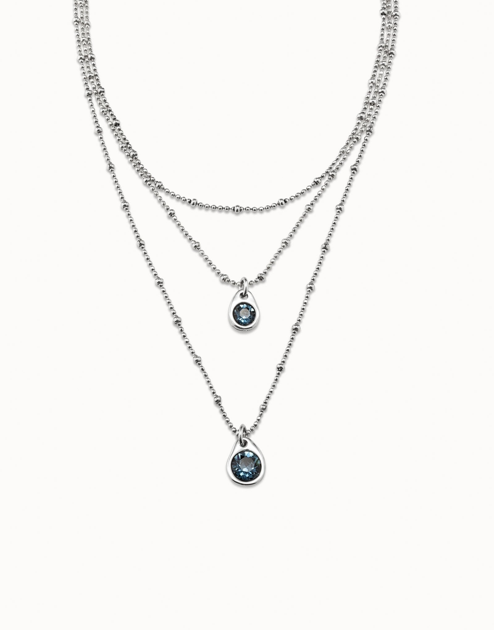 UNODE50 triple midi pendant with crystals