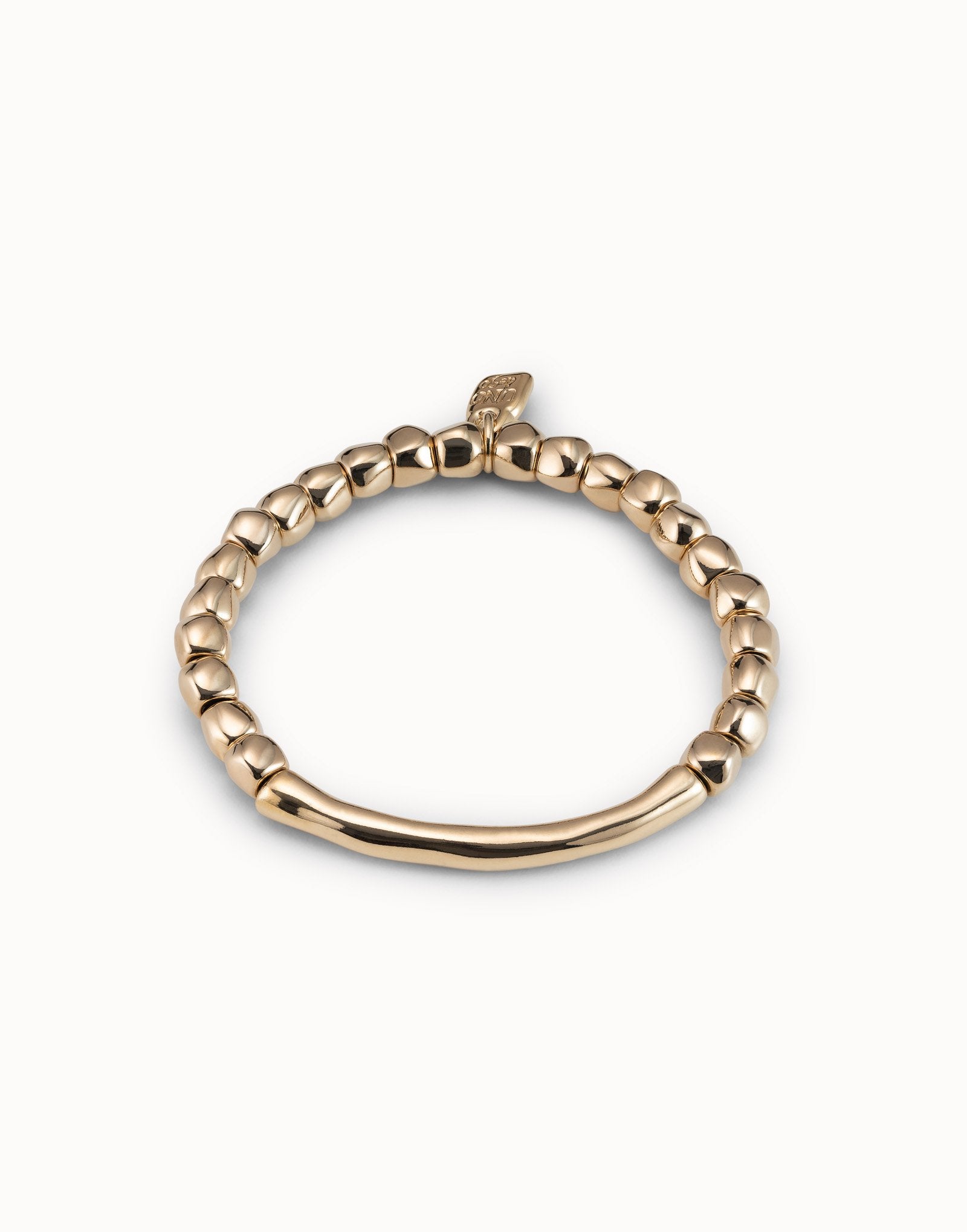 Unode50 18K gold-plated bead bracelet
