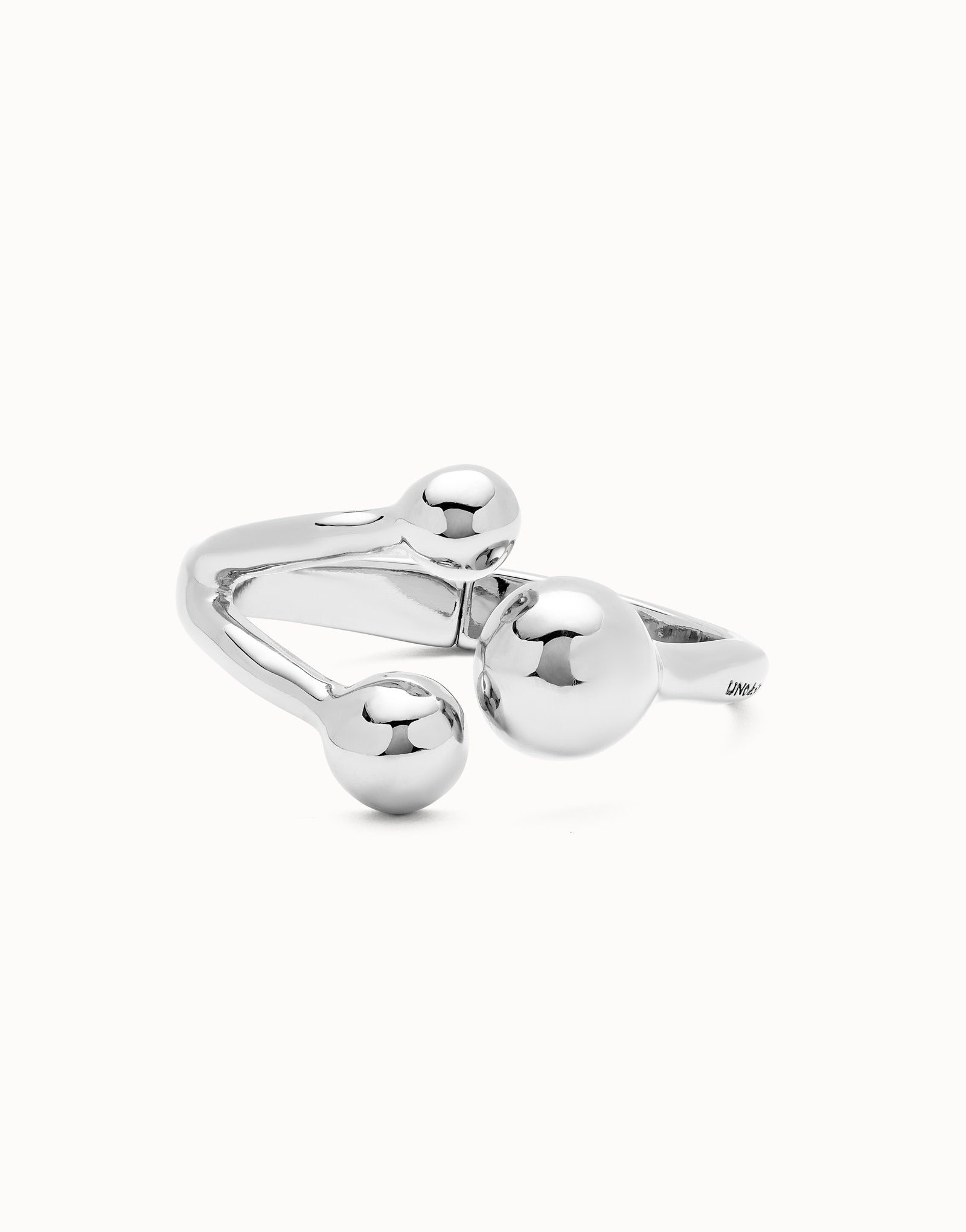 Unode50 Cuff bracelet with three beads
