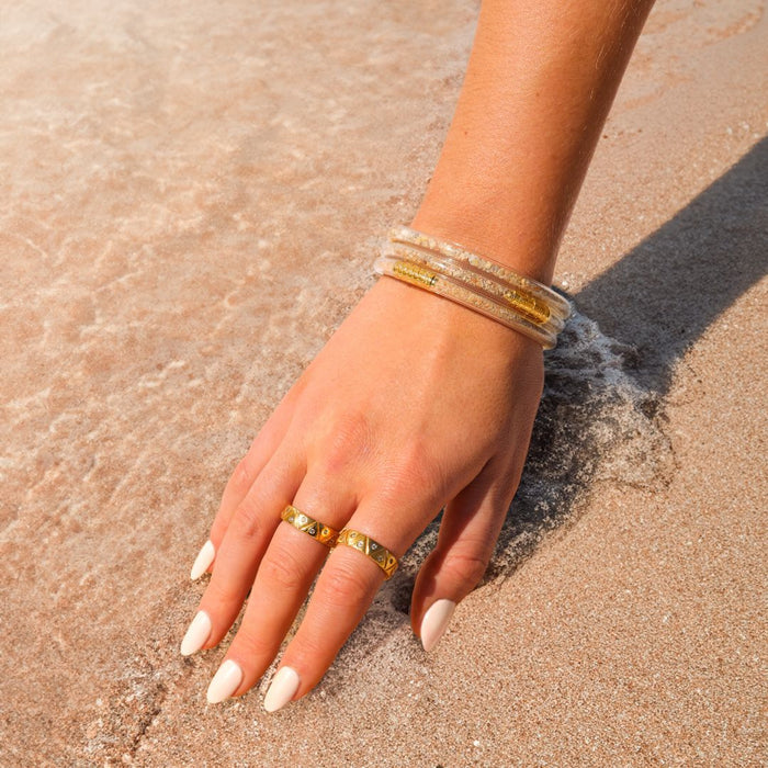 BuDhaGirl Three Sands All Weather Bangles - Set of 3