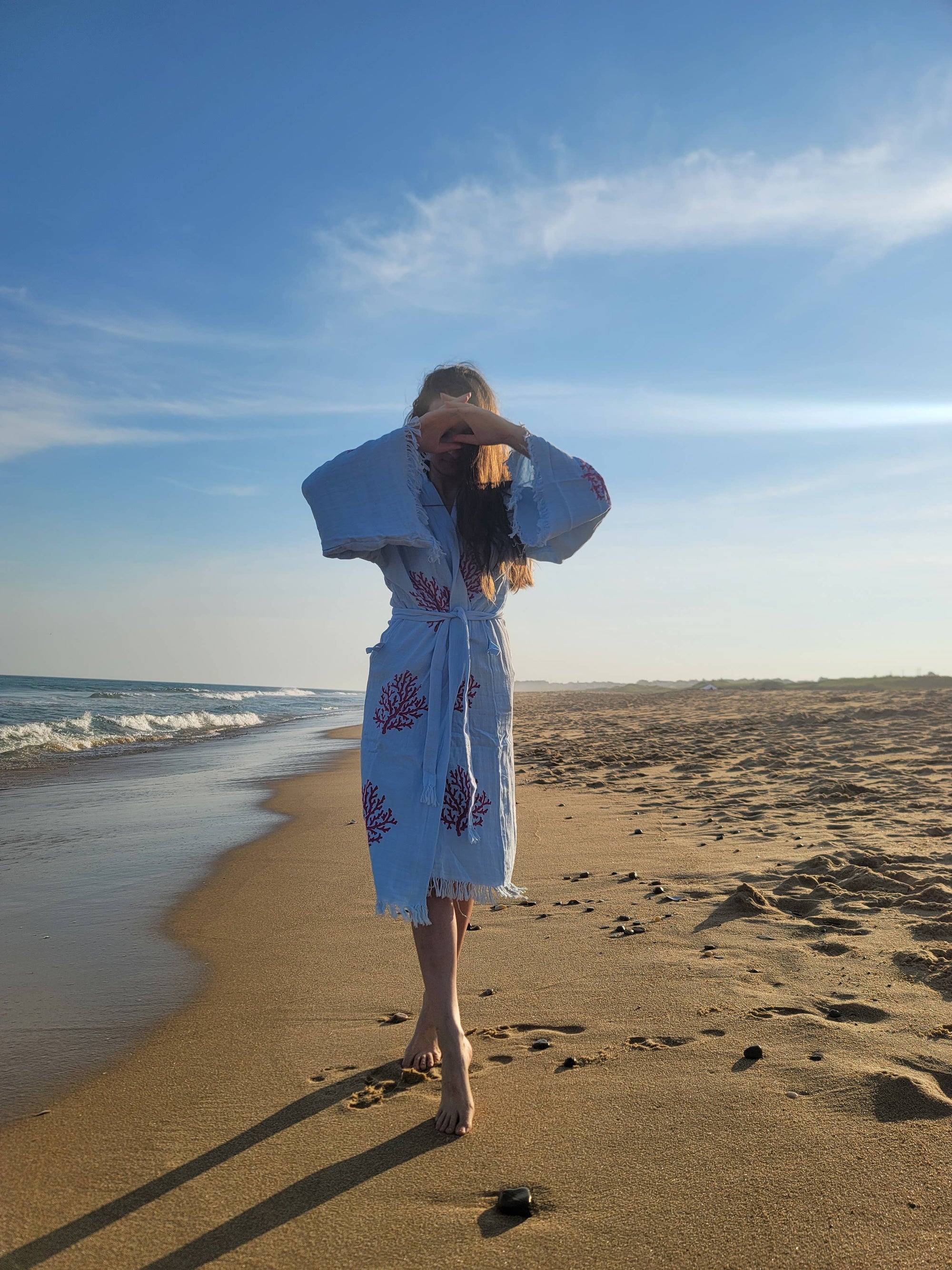 Kalkedon Towels - Turkish Cotton Kimono Robe Full Length