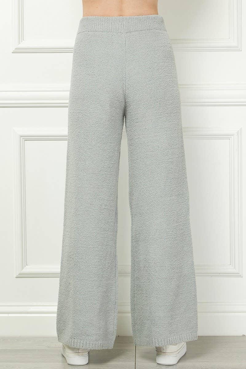 Allie Rose - Super soft plush cloud wide leg pant
