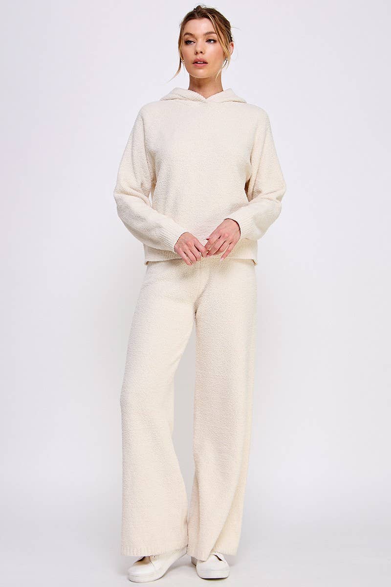 Allie Rose - Super soft plush cloud wide leg pant