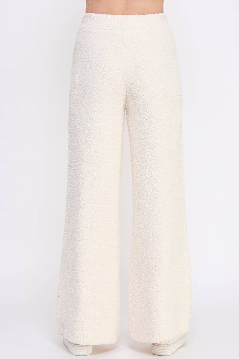 Allie Rose - Super soft plush cloud wide leg pant