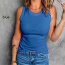 Sleeveless Basic Cami Tank Tops