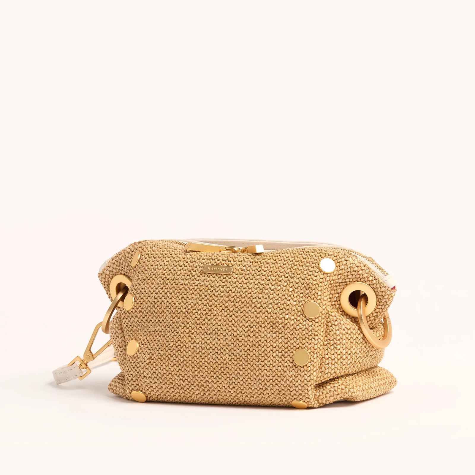 HAMMITT Daniel Crossbody Clutch Sml Call Lily White Raffia