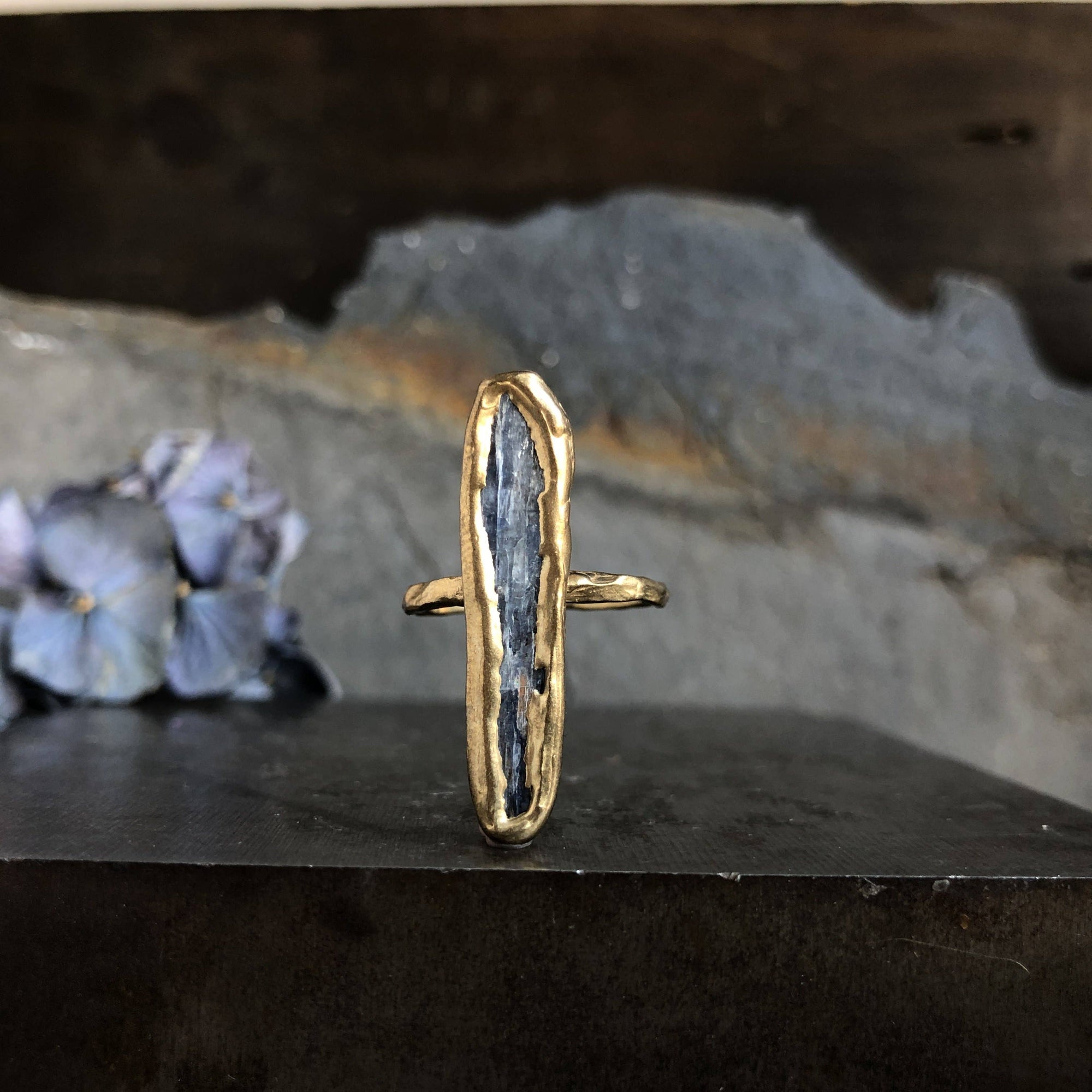 Emilie Shapiro Jewelry - Guardian Ring - Kyanite