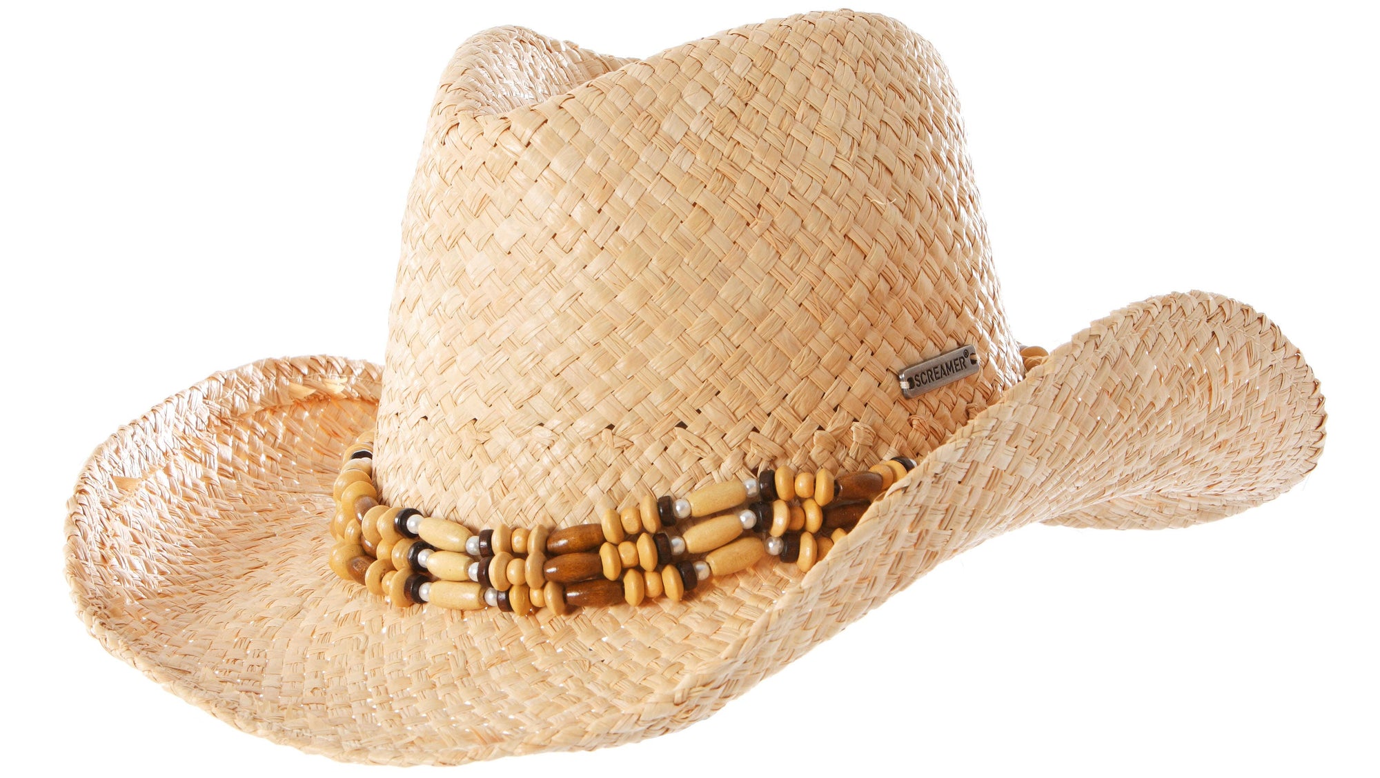 Screamer - San Diego Cowboy Hat - Hand Made Raffia