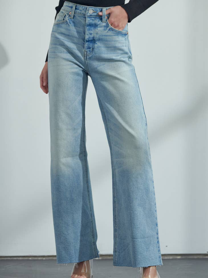 Artemis 90' vintage stretch wide jeans
