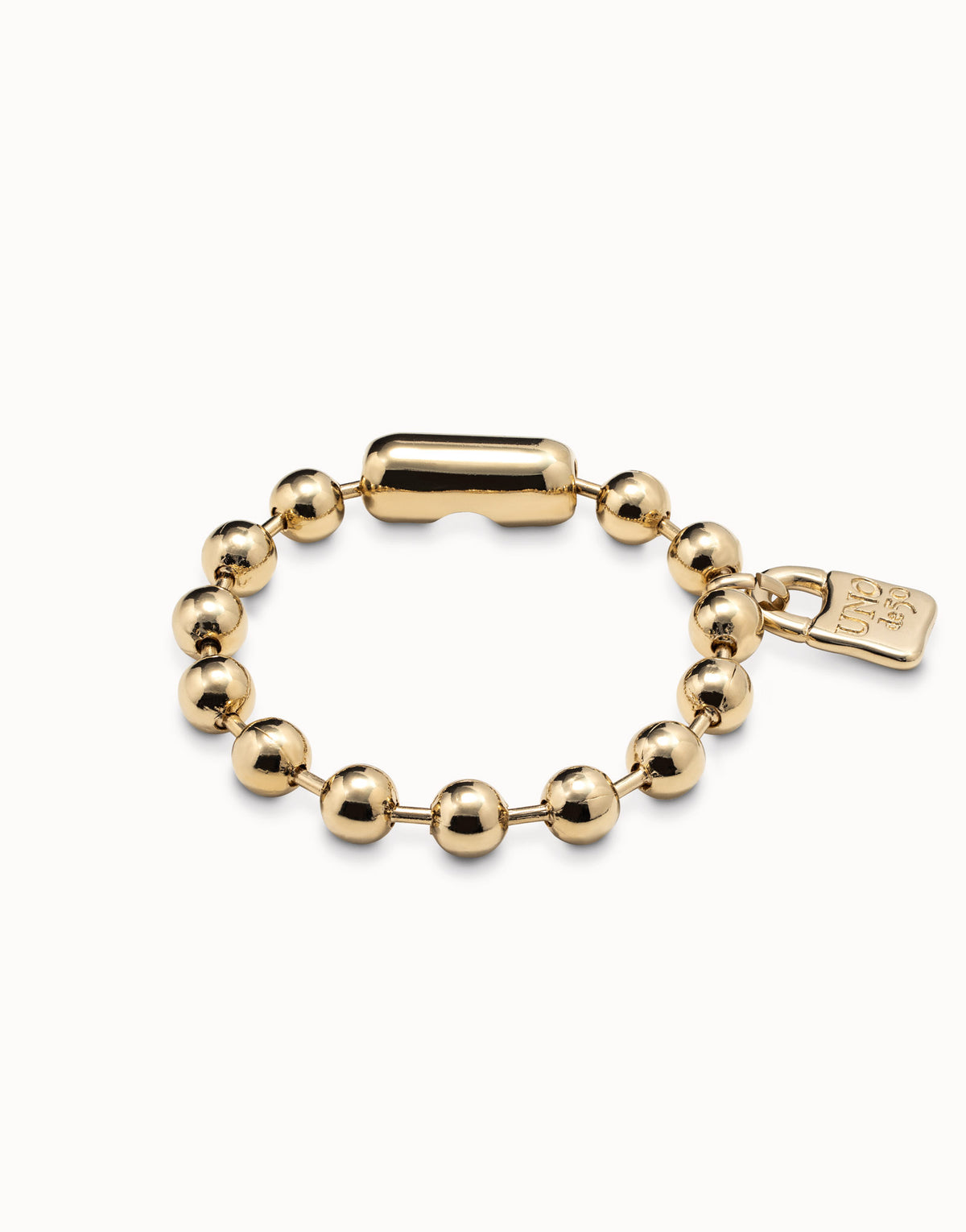 UNOde50- Snowflake gold BRACELET