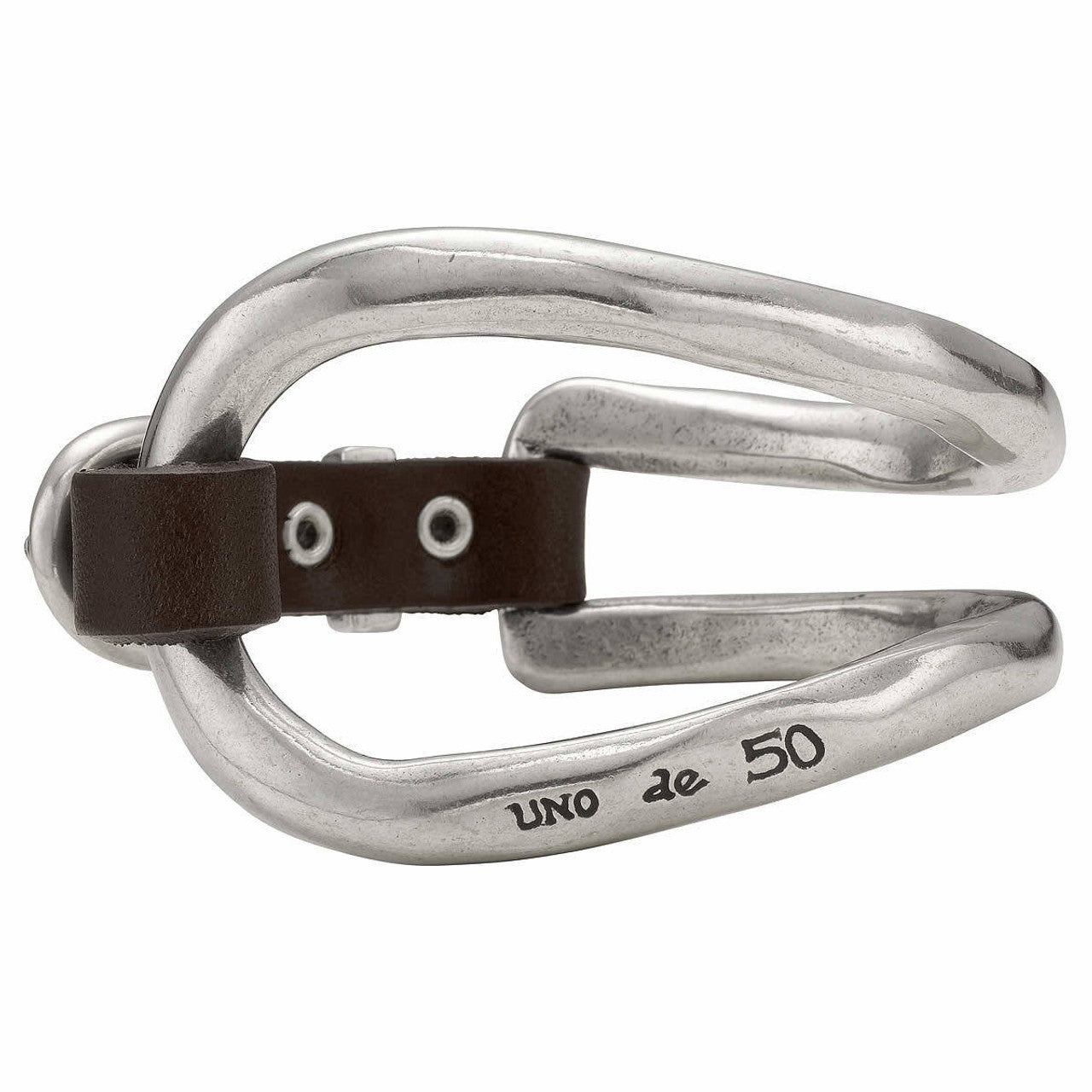  Bracelet in metal mix characteristic of Uno de 50 coated in 15  micro silver.: Clothing, Shoes & Jewelry